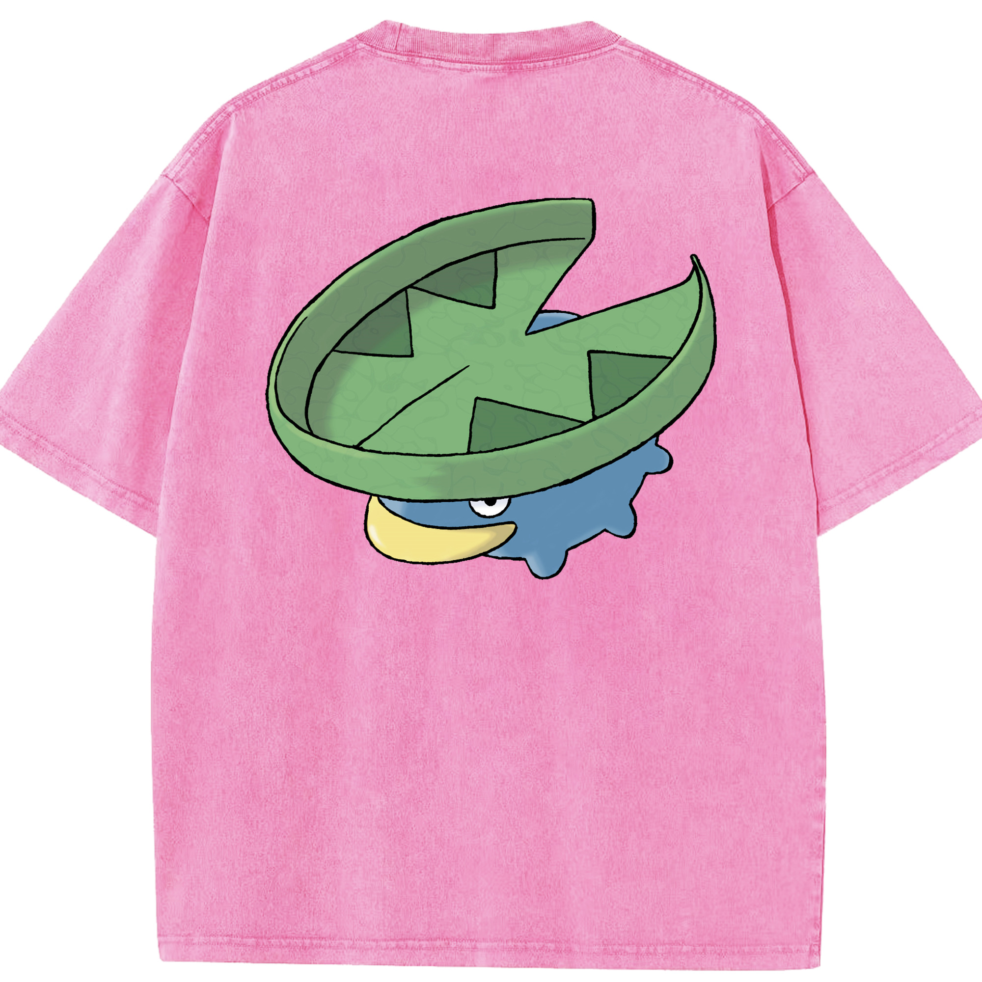 （画像用） ポケットモンスター Pokémon 綿100% ヴィンテージ風 半袖Tシャツ（背面プリント）